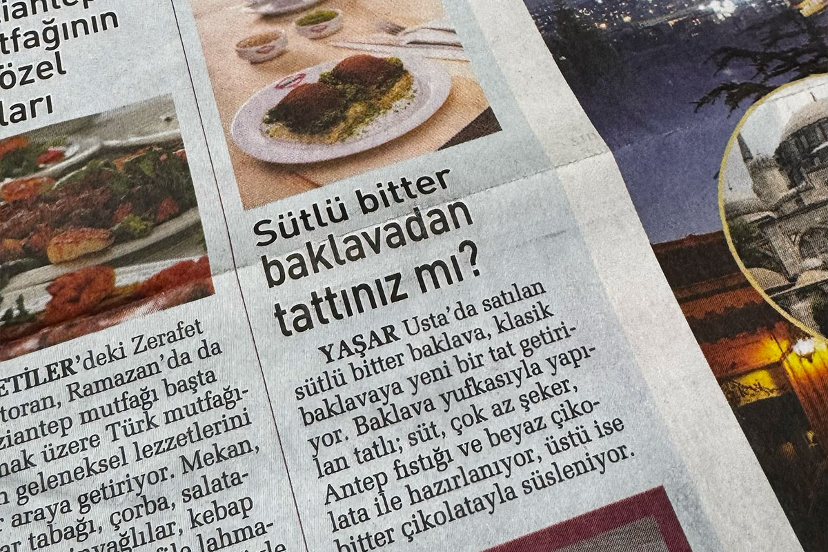 Sabah Günaydın: "İlaç Gibi Baklava"